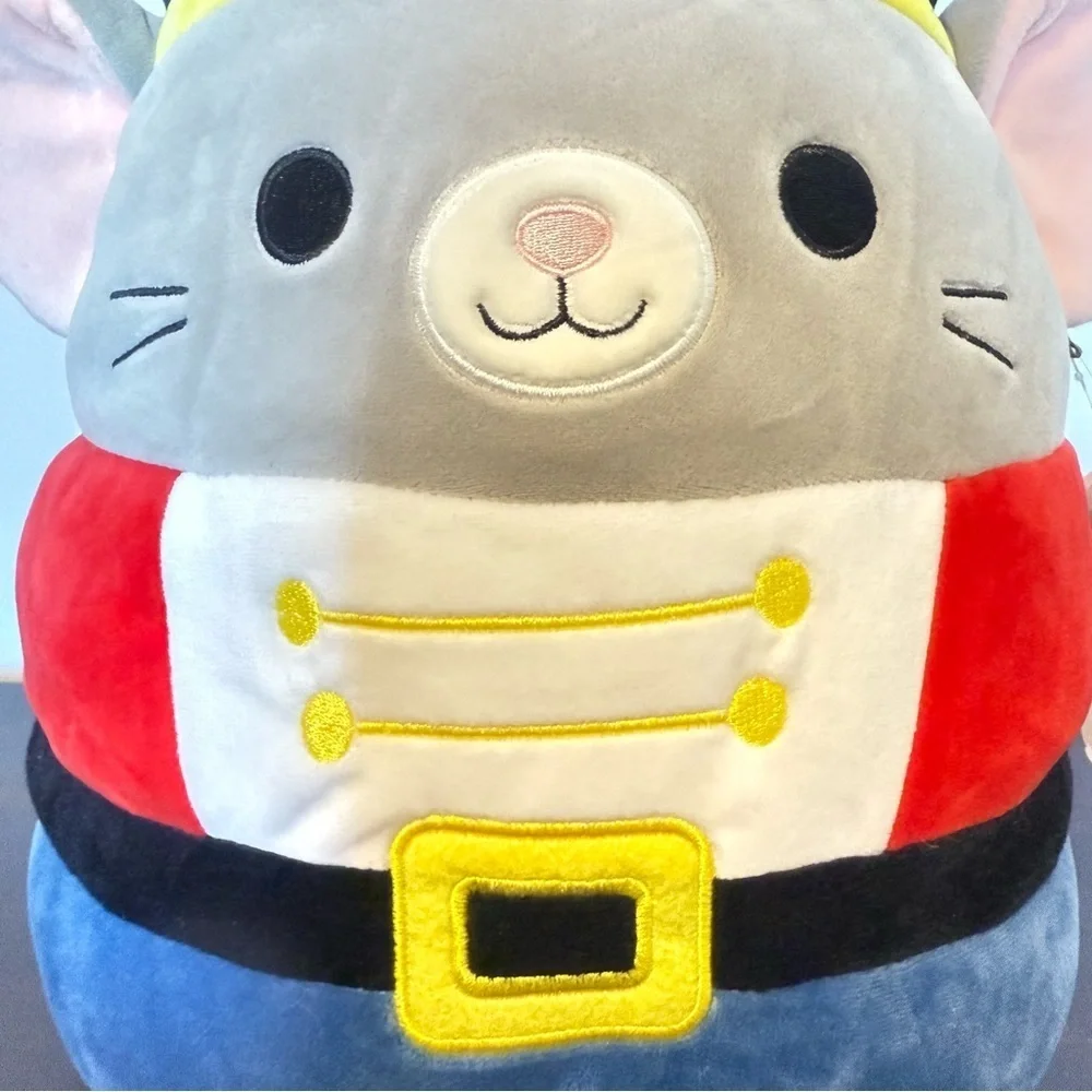 Squishmallows Murray the Mouse 12in Holiday Collectible Edition Nutcracker Plush